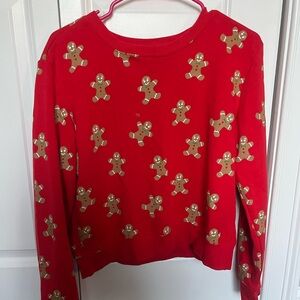 Chemistry Red Gingerbread Sweater